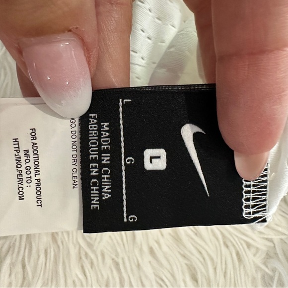 Nike Swim White Layered Racerback Tank Top Size Large – NWT - Picture 10 of 16